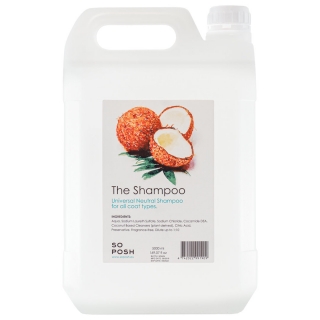 SO POSH BASIC LINE Shampoo, 5 л. Для всех типов шерсти Шампунь. (Эстония)
