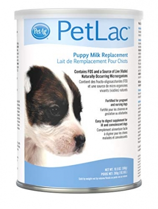 Pet-Ag PetLac Puppy Milk Replacement Powder Заменитель материнского молока для щенков от 0 месяцев (порошок) 1-ступень, (300гр.) (США)