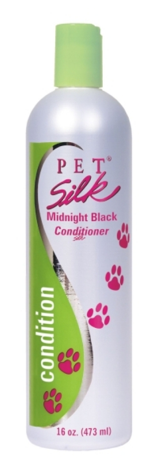 PS1054 Pet Silk MIDNIGHT BLACK CONDITIONER (Кондиционер "Черная полночь" для черных окрасов) 1:16, 473 мл (США)